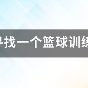 一个篮球训练营的组织结构